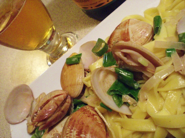 Clams and pasta,  066